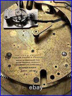 Seth Thomas Clock And Barometer, 8-Day, Time/Strike Key-wind