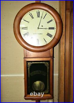 Seth Thomas Clock Co. Plymouth Hollow, Conn. First Regulator No. 2, ca 1863
