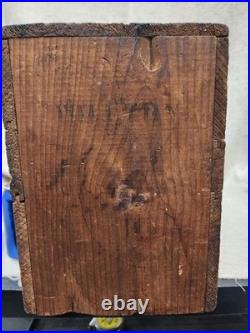Seth Thomas Clock Co Wooden Shipping Crate Thomaston CT Antique Advertising Box