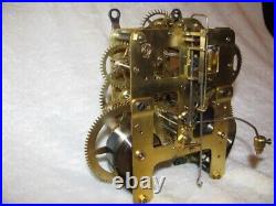 Seth Thomas Clock Movement 89 High Strike Repaired And Serviced New Mainsprings