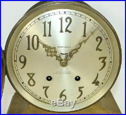 Seth Thomas Denton Ships Bell Clock Seven Jeweled Eight Day Clock Bd02