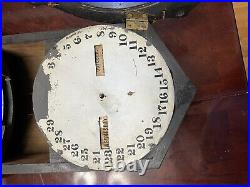 Seth Thomas Double Dial Calendar Wall Clock