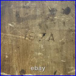 Seth Thomas Drop Regulator Octagon School House Wall Clock Circa 1917 with Key