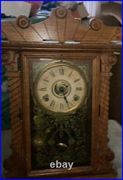 Seth Thomas Eight Day Mantel Antique Gingerbread Style Clock? Untested