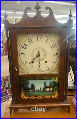 Seth Thomas Ellie Terry Pillar and Scroll Clock, Beautiful Case. Needs Repair