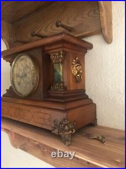 Seth Thomas Eton Mantel Clock Ca 1904 / Works