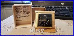 Seth Thomas Exclusive 150 Travel Alarm Clock #993 Nmib Made In Germany Excellent