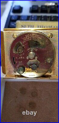 Seth Thomas Exclusive 150 Travel Alarm Clock #993 Nmib Made In Germany Excellent