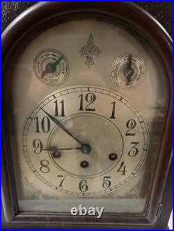 Seth Thomas Grand Antique Chime Clock No. 72-1921 In Mahogany