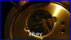 Seth Thomas Helmsman 1602 Ship Wheel Clock E537-001 Wood Brass No Key TO SERVICE