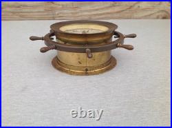 Seth Thomas Helmsman E537-001 Ship Wheel Clock