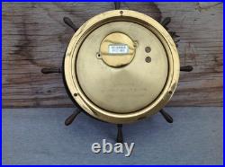 Seth Thomas Helmsman E537-001 Ship Wheel Clock