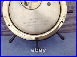 Seth Thomas Helmsman E537-001 Ship Wheel Clock