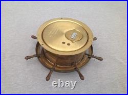 Seth Thomas Helmsman E537-001 Ship Wheel Clock