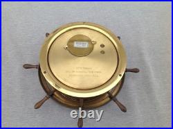 Seth Thomas Helmsman E537-001 Ship Wheel Clock