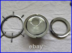 Seth Thomas Helmsman E537-001 Ships Bell Clock, Chrome, As-Is, Broken Mainspring