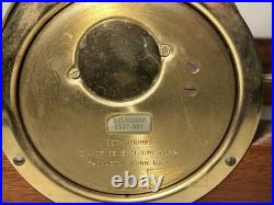 Seth Thomas Helmsman Mounted Ships Clock & Barometer Set Desk Mantel Shelf