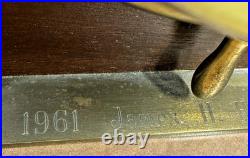 Seth Thomas Helmsman Ship's Clock with Base / Model 1008-001 Hvide Marine