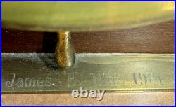 Seth Thomas Helmsman Ship's Clock with Base / Model 1008-001 Hvide Marine