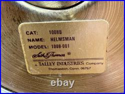 Seth Thomas Helmsman Ship's Clock with Base / Model 1008-001 Hvide Marine