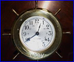 Seth Thomas Helmsman Ship's Striking Wheel Clock