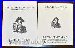 Seth Thomas Helmsman Ship's Striking Wheel Clock