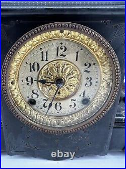 Seth Thomas Larkin 35 New Sucile Shasta Adamantine Mantle Clock dragon claw feet