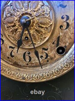 Seth Thomas Larkin 35 New Sucile Shasta Adamantine Mantle Clock dragon claw feet