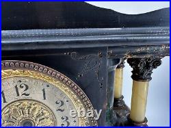 Seth Thomas Larkin 35 New Sucile Shasta Adamantine Mantle Clock dragon claw feet
