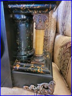 Seth Thomas Larkin 35 New Sucile Shasta Adamantine Mantle Clock dragon claw feet