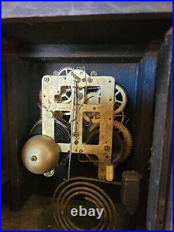 Seth Thomas Larkin 35 New Sucile Shasta Adamantine Mantle Clock dragon claw feet
