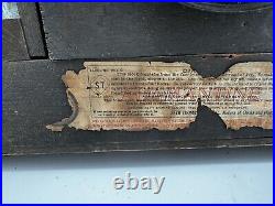 Seth Thomas Larkin 35 New Sucile Shasta Adamantine Mantle Clock dragon claw feet
