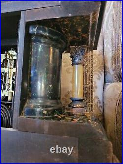Seth Thomas Larkin 35 New Sucile Shasta Adamantine Mantle Clock dragon claw feet
