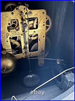 Seth Thomas Larkin 35 New Sucile Shasta Adamantine Mantle Clock dragon claw feet