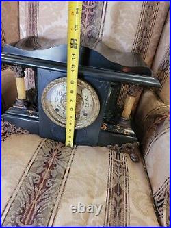 Seth Thomas Larkin 35 New Sucile Shasta Adamantine Mantle Clock dragon claw feet