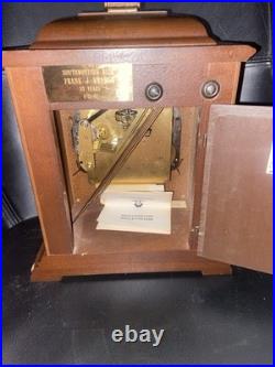 Seth Thomas Legacy 3-W Mantel Clock 1314 Westminster Chime