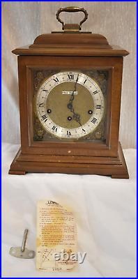 Seth Thomas Legacy IV 8 Day Bracket Mantel Clock Westminster Chime, A-403-001