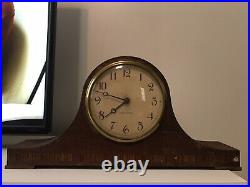 Seth Thomas Lynton-1E Tambour Mantle Antique Clock E511-000 Works