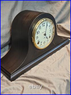 Seth Thomas Mahogany Antique Mantel Clock circa 1913 Original Movement Restored