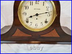 Seth Thomas Mahogany Restored Antique Mantel Clock circa 1920