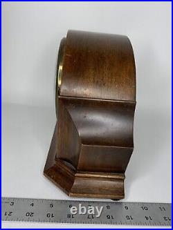 Seth Thomas Mantel Clock Vintage with 4506 8-Day Movement & Tambour Wooden Case