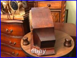 Seth Thomas Mantel Clock Wooden Case Mod Century