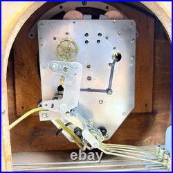 Seth Thomas Mantle Clock Antique + Key Works Well Great Time Piece 1940s