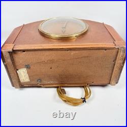 Seth Thomas Mantle Clock Antique + Key Works Well Great Time Piece 1940s