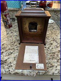 Seth Thomas Mantle Clock Made In Germany Vintage & Works