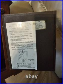 Seth Thomas Mantle Clock With Key Model 1314-000