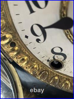 Seth Thomas Mantle clock antique Label 295 G Gold Black