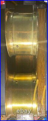 Seth Thomas Marine Clock and Barometer with Stand Both in good working Order