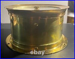 Seth Thomas Marine Clock and Barometer with Stand Both in good working Order