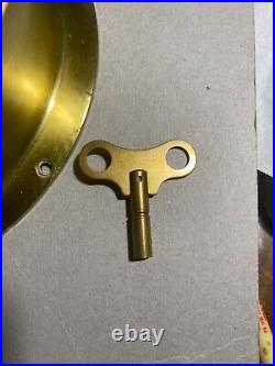 Seth Thomas Marine Clock and Barometer with Stand Both in good working Order
